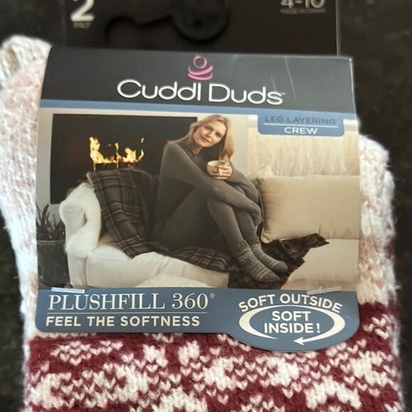 Cuddl Duds Plushfill Socks - Picture 2 of 5